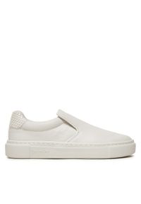 Calvin Klein Sneakersy Cupsole Slip On HW0HW02297 Biały. Zapięcie: bez zapięcia. Kolor: biały. Materiał: skóra