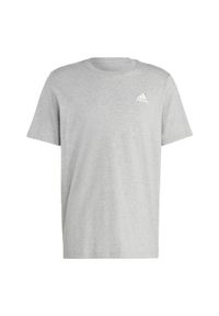Adidas - Koszulka sportowa męska adidas Essentials. Kolor: szary, biały, wielokolorowy. Materiał: jersey. Sport: piłka nożna