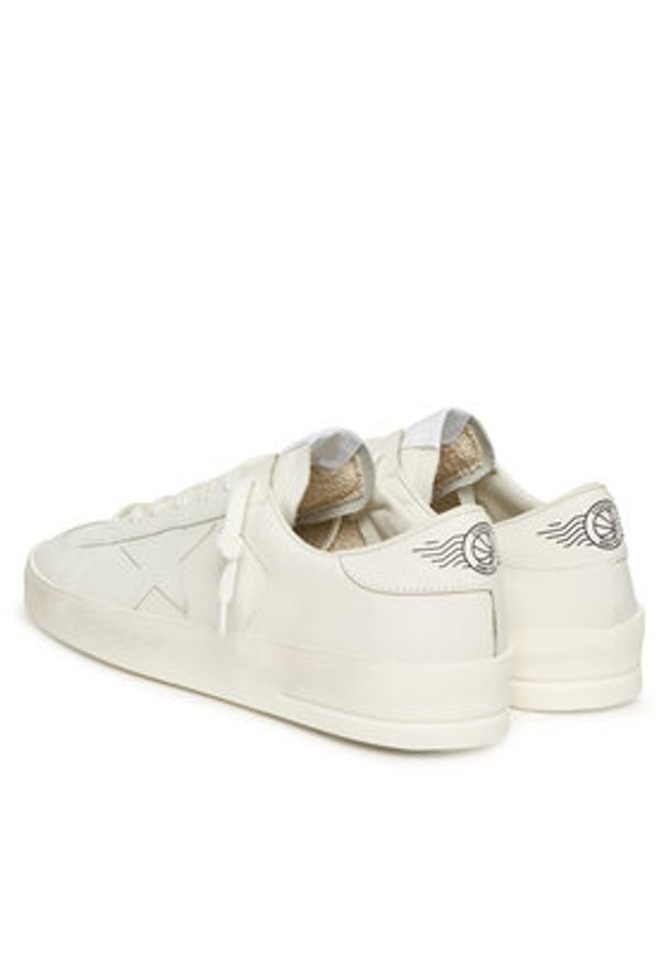 GOLDEN GOOSE - Golden Goose Sneakersy Stardan GMF00128.F000566.10100 Biały. Kolor: biały. Materiał: skóra