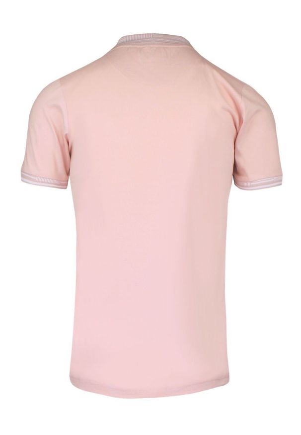 Oryginalna Koszulka Polo - Brave Soul - Pudrowy Róż. Okazja: na co dzień. Typ kołnierza: polo. Kolor: różowy. Materiał: bawełna. Styl: casual