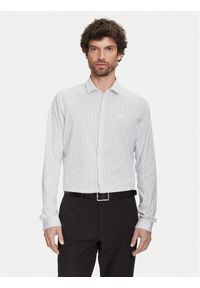 BOSS Koszula Excurse 50544843 Biały Regular Fit. Kolor: biały. Materiał: bawełna