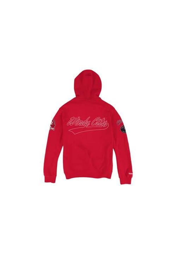 Bluza sportowa męska Mitchell & Ness Champ City Chicago Bulls. Typ kołnierza: kaptur. Kolor: różowy