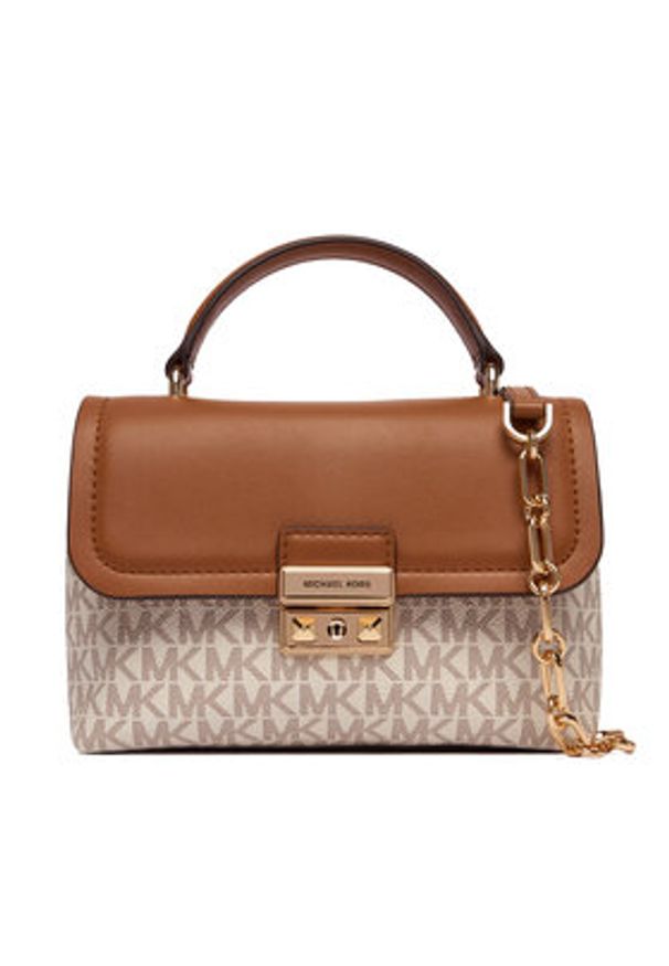 MICHAEL Michael Kors Torebka 30F5G2RS2B Écru. Materiał: skórzane