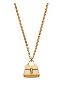 MARC JACOBS - Marc Jacobs Naszyjnik The St. Marc Cuban-Link Chain Necklace 2F3JNC001J37 Złoty. Materiał: metalowe. Kolor: złoty #3