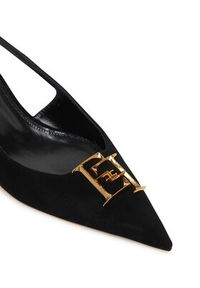 Elisabetta Franchi Czółenka SA17L61E2 Czarny. Kolor: czarny. Materiał: zamsz, skóra #5