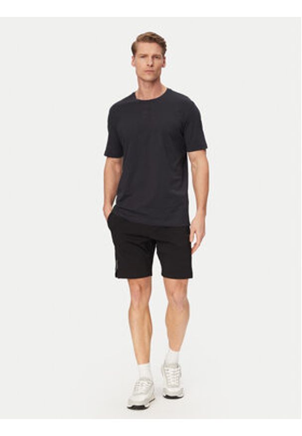 BOSS T-Shirt Birdie 50559387 Granatowy Regular Fit. Kolor: niebieski. Materiał: bawełna