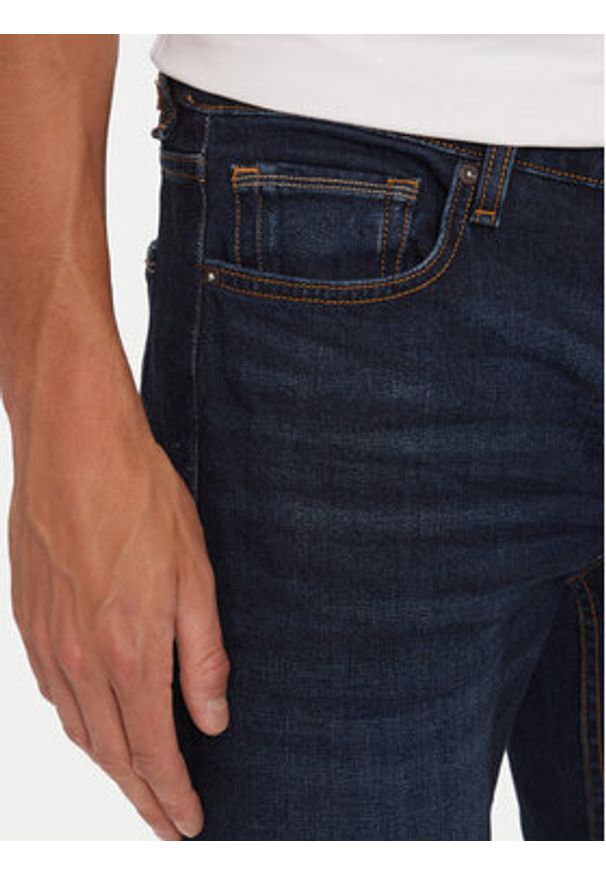 Guess Jeansy M4BAN1 D5GN2 Granatowy Skinny Fit. Kolor: niebieski