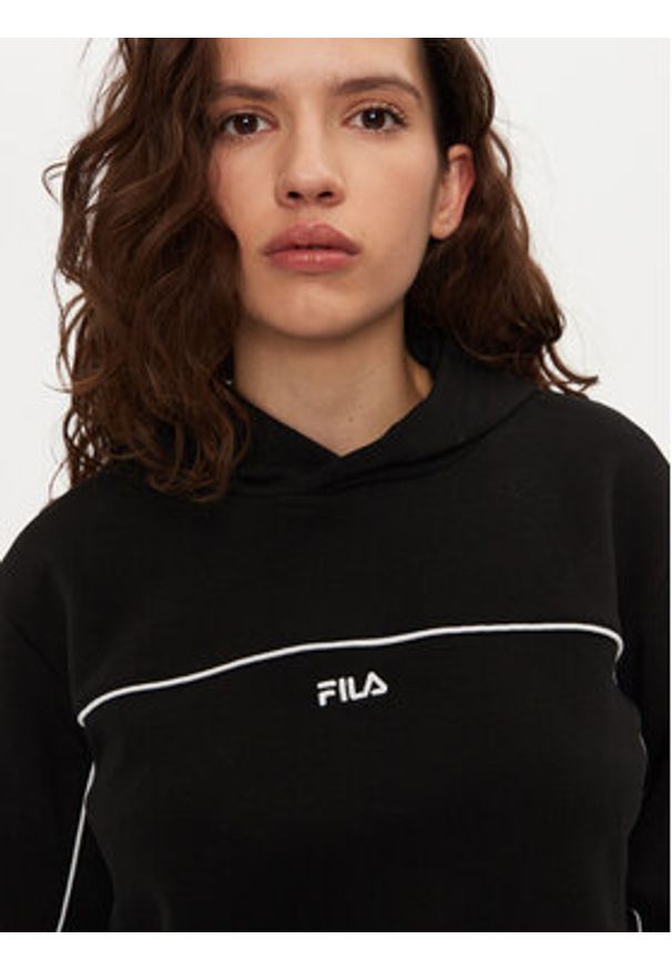 Fila Bluza Laagna FAW0907 Czarny Regular Fit. Kolor: czarny. Materiał: bawełna