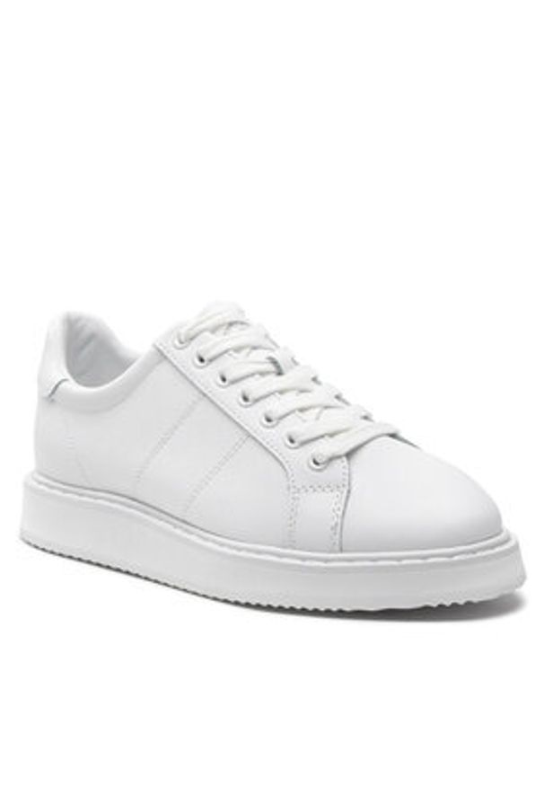 Lauren Ralph Lauren Sneakersy Angeline 4 802875887001 Beżowy. Kolor: beżowy. Materiał: skóra