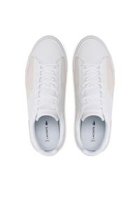 Lacoste Sneakersy L006 222 1 Sma 744SMA002121G Biały. Kolor: biały. Materiał: skóra