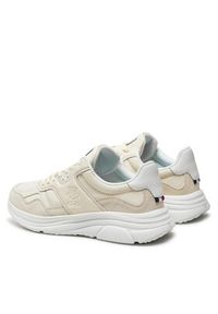 TOMMY HILFIGER - Tommy Hilfiger Sneakersy Modern Runner Best Lth Mix FM0FM04938 Beżowy. Kolor: beżowy #3