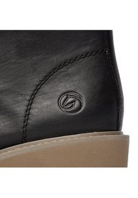 Remonte Trzewiki D0A76-01 Czarny. Kolor: czarny. Materiał: materiał #4