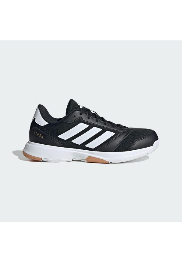 Adidas - Buty Ligra 8 IN. Kolor: czarny, biały, wielokolorowy. Materiał: materiał. Sport: piłka ręczna