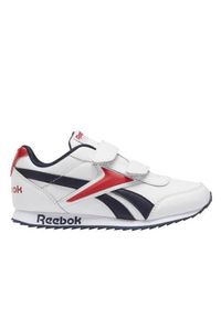 Buty do chodzenia dla dzieci Reebok Royal CL Jogger. Zapięcie: rzepy. Kolor: czerwony, biały, wielokolorowy, czarny. Model: Reebok Royal. Sport: turystyka piesza #1