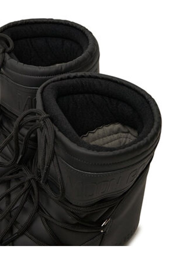 Moon Boot Śniegowce 80D1409380 Czarny. Kolor: czarny. Materiał: skóra