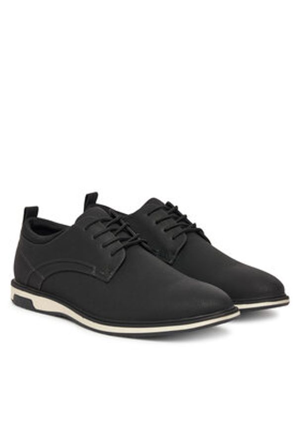 Aldo Półbuty Karson 13568506 Czarny. Kolor: czarny. Materiał: skóra