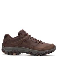 Buty do chodzenia męskie Merrell Moab Adventure 3. Zapięcie: sznurówki. Kolor: brązowy. Materiał: guma, tkanina, skóra. Szerokość cholewki: normalna. Sport: turystyka piesza