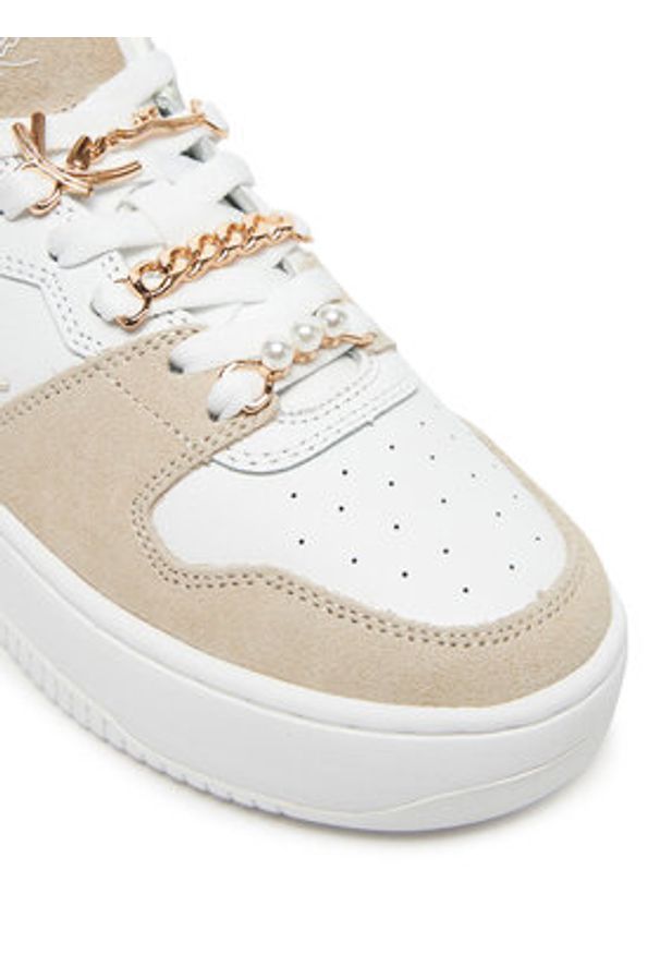 Karl Kani Sneakersy 89 Up Logo Prm 1180554 Biały. Kolor: biały. Materiał: skóra