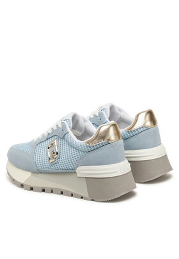 Liu Jo Sneakersy Amazing 25 BA5049 PX027 Niebieski. Kolor: niebieski. Materiał: materiał