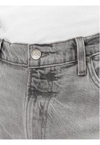 Lee Szorty jeansowe Rider 112363904 Szary Slim Fit. Kolor: szary. Materiał: bawełna #4