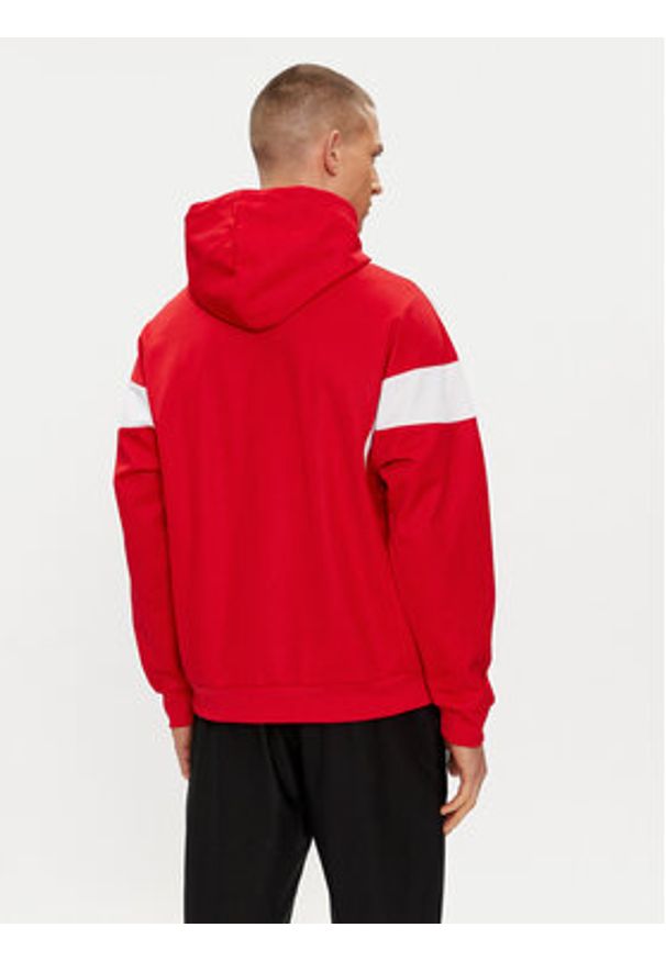 Adidas - adidas Bluza Adicolor Classics Cut Line Hoodie IB9945 Czerwony Loose Fit. Kolor: czerwony. Materiał: syntetyk