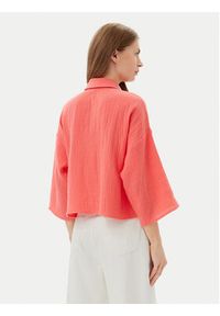 Vero Moda Koszula Natali 10279685 Różowy Standard Fit. Kolor: różowy. Materiał: bawełna #6