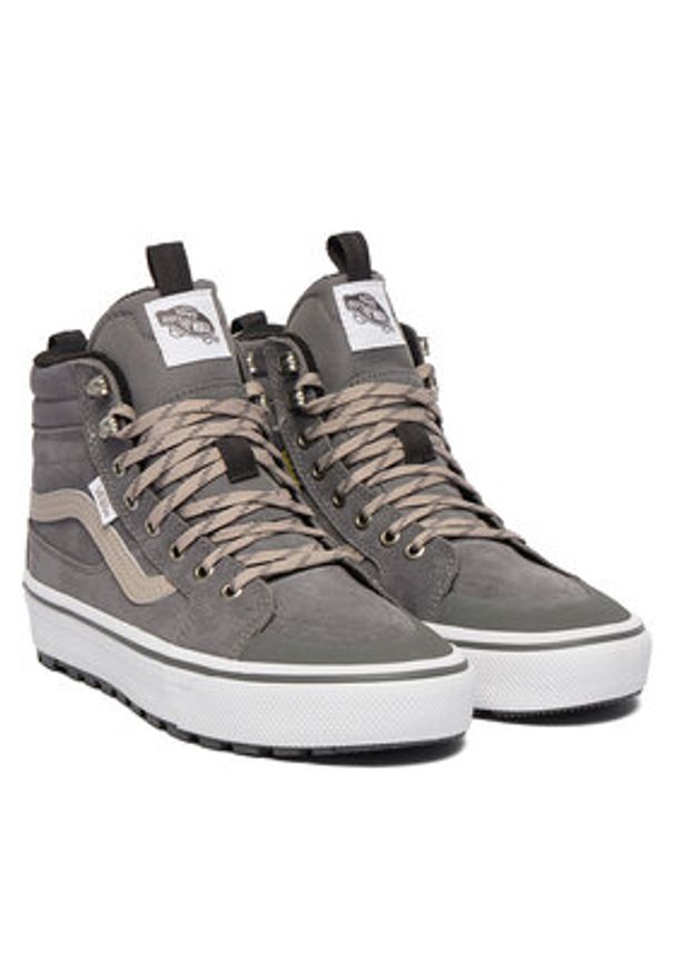 Vans Tenisówki MTE Sk8-Hi Waterproof Insulated VN000DAQ1MG1 Szary. Kolor: szary. Materiał: materiał