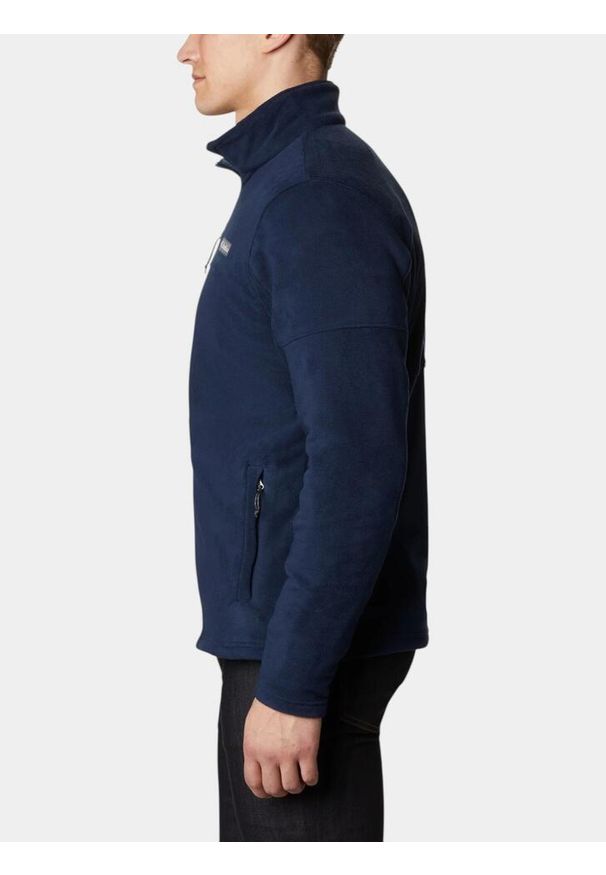 columbia - Sweter Męski Columbia Basin Trail III. Kolor: niebieski. Materiał: polar. Sezon: zima, jesień, wiosna. Sport: turystyka piesza