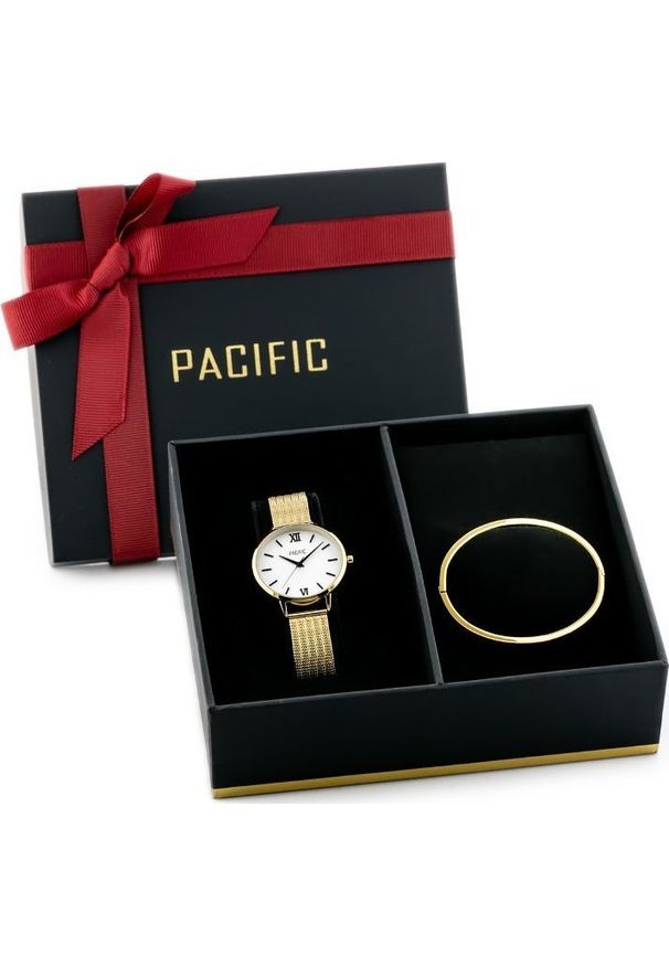 Zegarek Pacific ZEGAREK DAMSKI PACIFIC X6172 - KOMPLET PREZENTOWY (ZY665A)