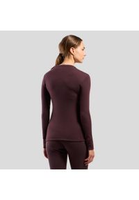 Bluza termoaktywna damska Odlo Merino 260 BL Top Crew Neck LS. Kolor: czerwony. Sport: turystyka piesza