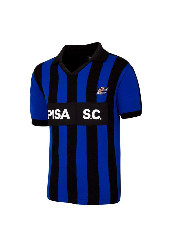 COPA FOOTBALL - Pisa S.C. retro koszulka piłkarska z sezonu 1986–87. Kolor: niebieski. Sport: piłka nożna