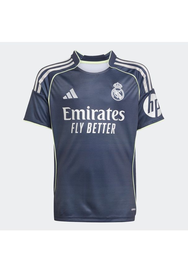 Adidas - Koszulka piłkarska dla dzieci ADIDAS Real Madryt 25/26 wyjazdowa. Sport: piłka nożna