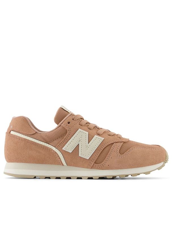Buty New Balance WL373SI2 - pomarańczowe. Okazja: na co dzień. Kolor: pomarańczowy. Materiał: guma, skóra, syntetyk, materiał, zamsz. Szerokość cholewki: normalna. Model: New Balance 373
