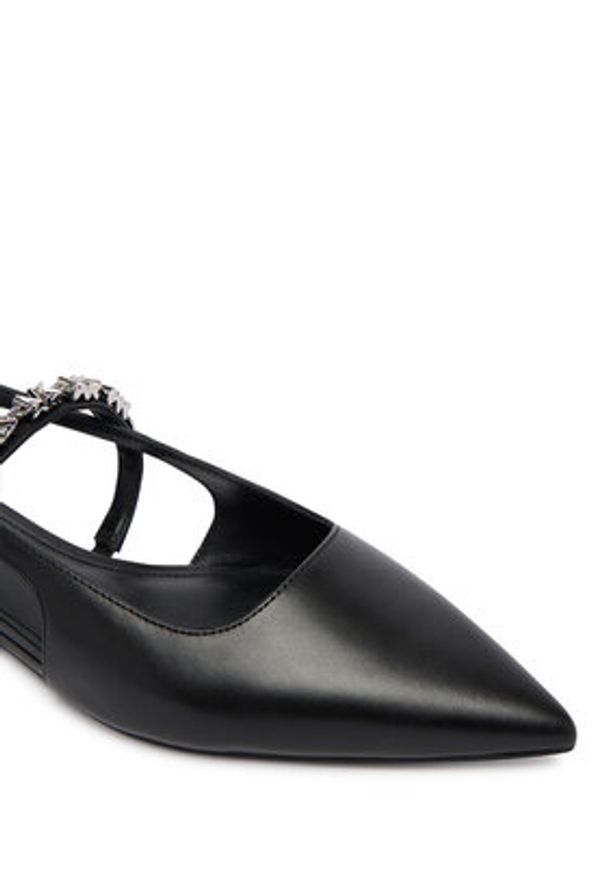 MICHAEL Michael Kors Baleriny Dina 40R6DIFP2L Czarny. Kolor: czarny. Materiał: skóra