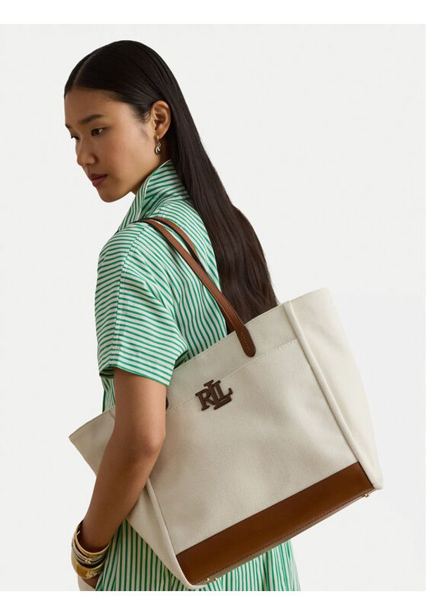 Lauren Ralph Lauren - LAUREN RALPH LAUREN Torebka 431982234003 Écru