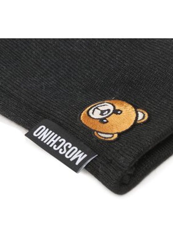 MOSCHINO Rękawiczki Damskie 65345 M2812 Czarny. Kolor: czarny. Materiał: materiał