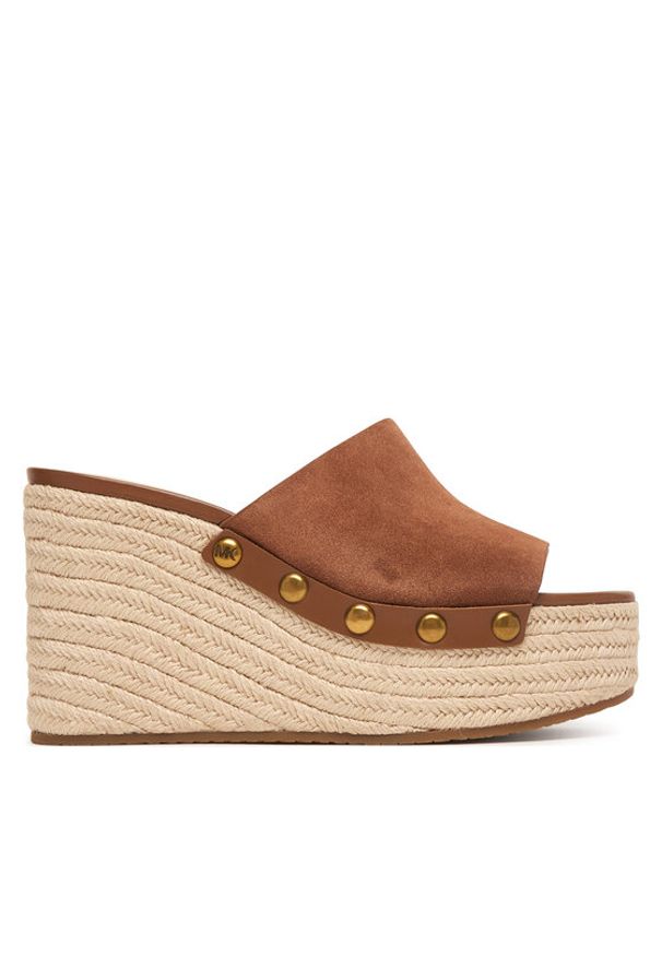 MICHAEL Michael Kors Espadryle Mayes 40S6MYMS1S Brązowy. Kolor: brązowy. Materiał: skóra, zamsz