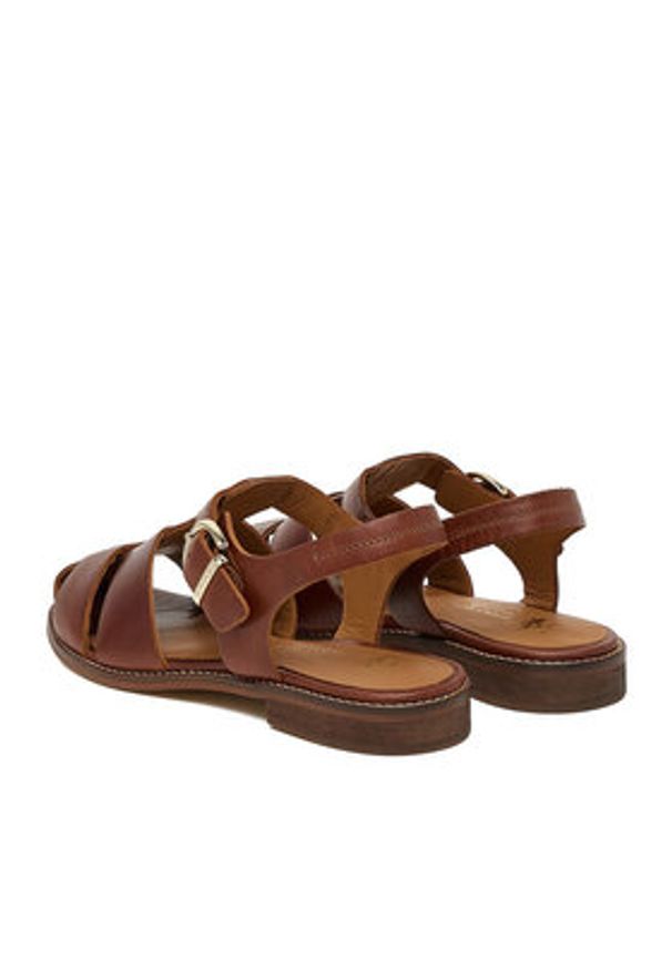 Beverly Hills Polo Club Sandały EO-WB-GEMMA-13 Brązowy. Kolor: brązowy. Materiał: skóra