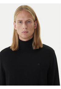 Calvin Klein Golf LV04LD317G Czarny Regular Fit. Typ kołnierza: golf. Kolor: czarny. Materiał: wełna #2