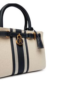 TOMMY HILFIGER - Tommy Hilfiger Torebka American Icon Mini Tote Canvas AW0AW18543 Kolorowy. Wzór: kolorowy #2