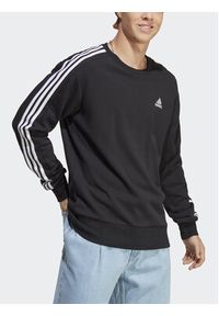 Adidas - adidas Bluza Essentials IC9317 Czarny Regular Fit. Kolor: czarny. Materiał: bawełna