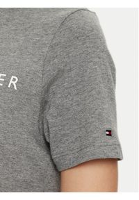 TOMMY HILFIGER - Tommy Hilfiger T-Shirt WW0WW40276 Szary Regular Fit. Kolor: szary. Materiał: bawełna