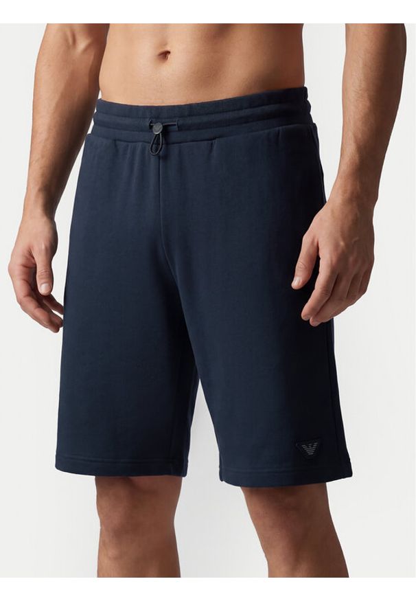Emporio Armani Underwear Szorty sportowe EM000495 AF19060 UB102 Granatowy. Kolor: niebieski. Materiał: bawełna. Styl: sportowy