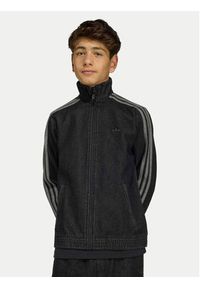 Adidas - adidas Kurtka jeansowa Firebird KE2965 Czarny Loose Fit. Kolor: czarny. Materiał: bawełna #6