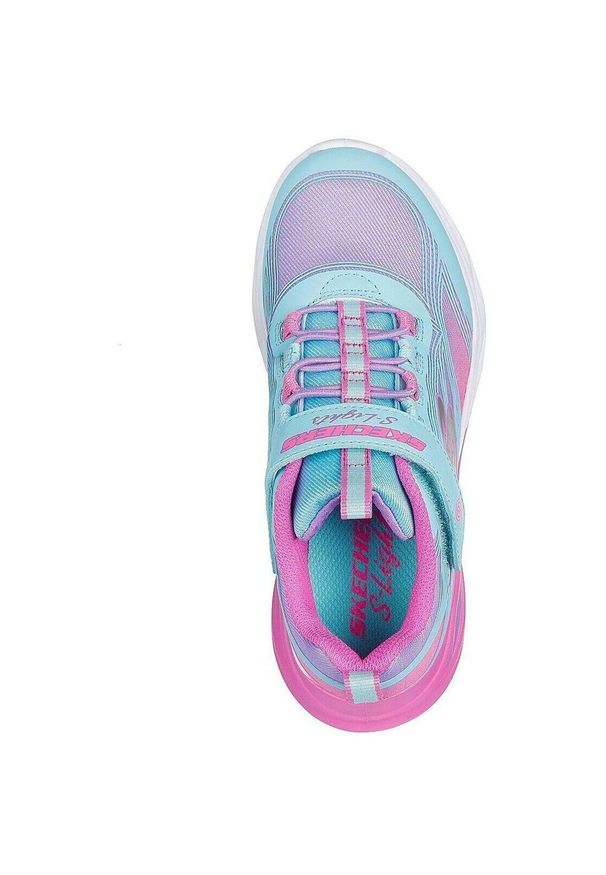 skechers - Adidasy Skechers Cosmic Glow, Dzieci. Kolor: niebieski. Materiał: materiał