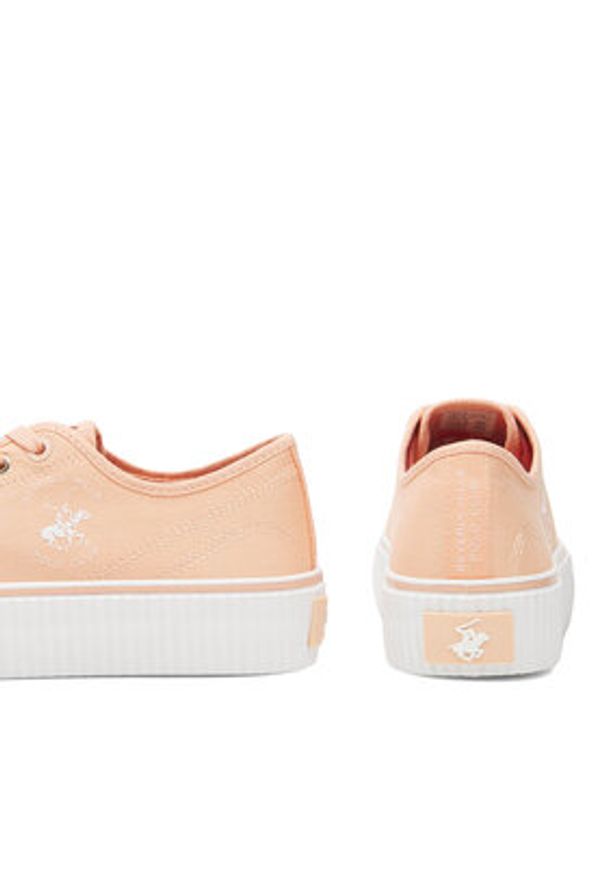 Beverly Hills Polo Club Trampki W-BHPC027M Pomarańczowy. Kolor: pomarańczowy. Materiał: materiał