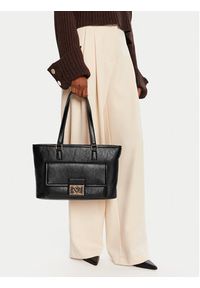 Love Moschino - LOVE MOSCHINO Torebka JC4087PP1NLI0000 Czarny. Kolor: czarny. Materiał: skórzane #6