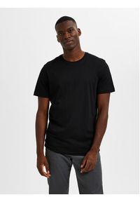 Selected Homme Komplet 3 t-shirtów Haxel 16087854 Czarny Regular Fit. Kolor: czarny. Materiał: bawełna #3