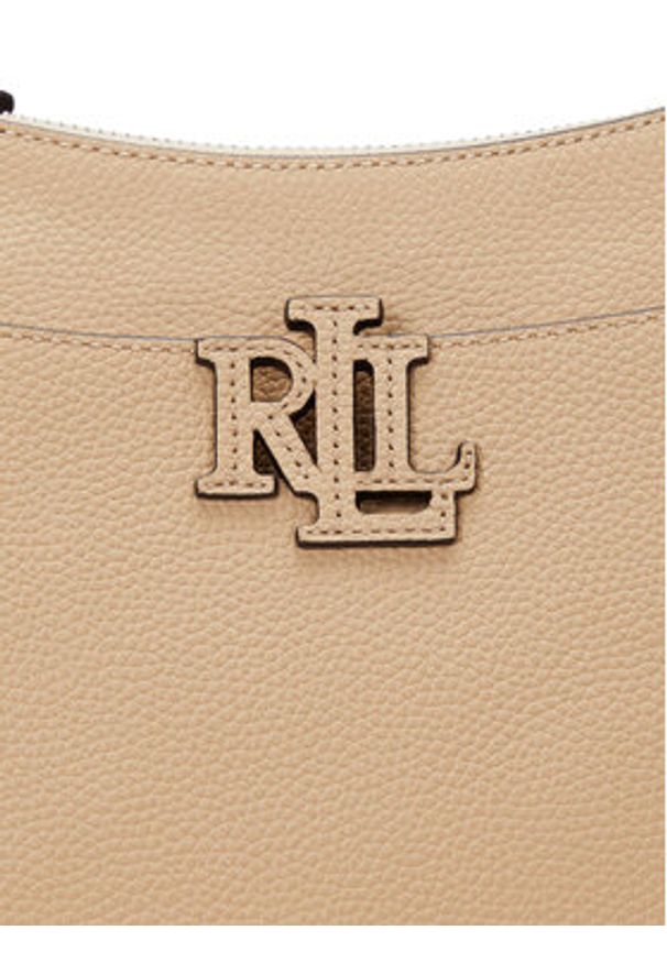 Lauren Ralph Lauren - LAUREN RALPH LAUREN Torebka Cameryn 431970152006 Beżowy. Kolor: beżowy. Materiał: skórzane