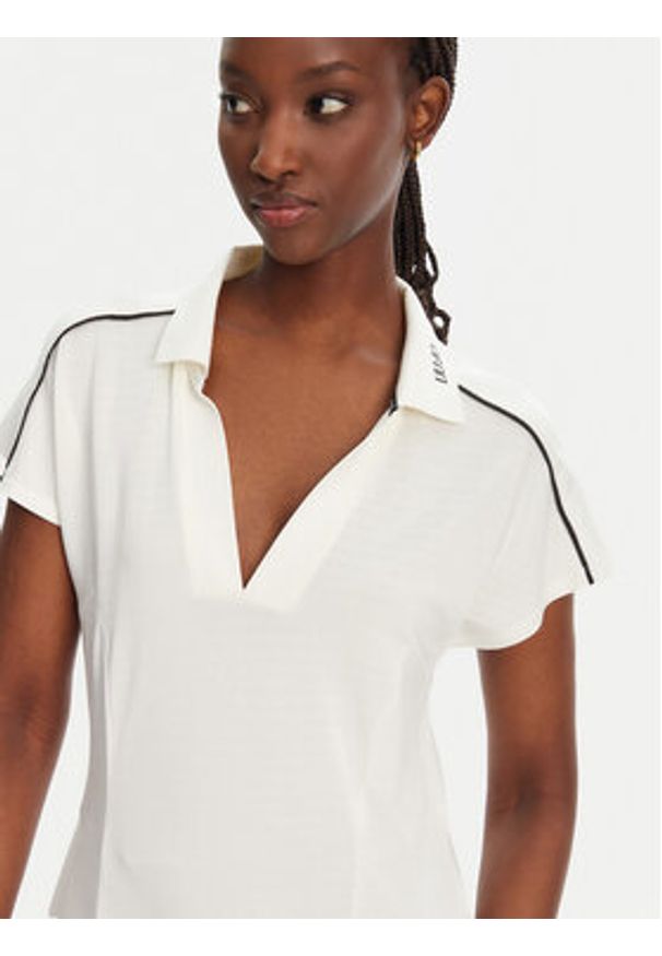 Liu Jo Sport T-Shirt TA5183 J4883 Biały Regular Fit. Kolor: biały. Materiał: wiskoza. Styl: sportowy
